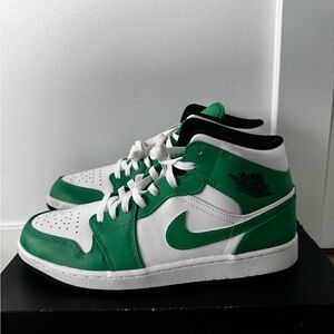 Nike Air Jordan 1 Mid Lucky Green - Men’s Size 12